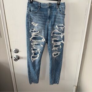 American Eagle Distressed Blue Jeans